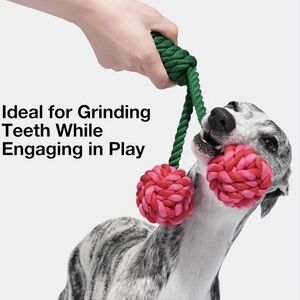 VETRESKA Dog Rope Toys,3 Pack Durable Tug of War Dog Toy Rope Toy